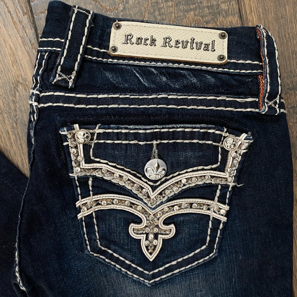Size 28 Rock Revival Karla Skinny Jeans